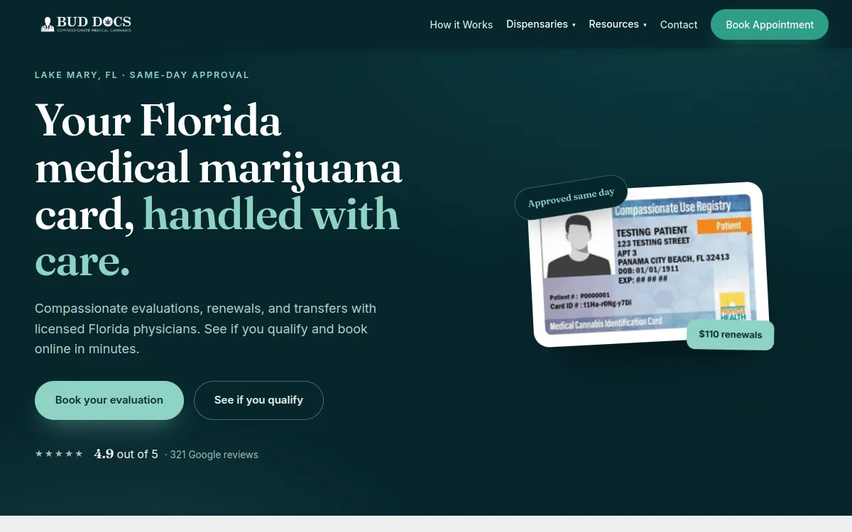 BudDocs.org: Healthcare site · SEO + Core Web Vitals